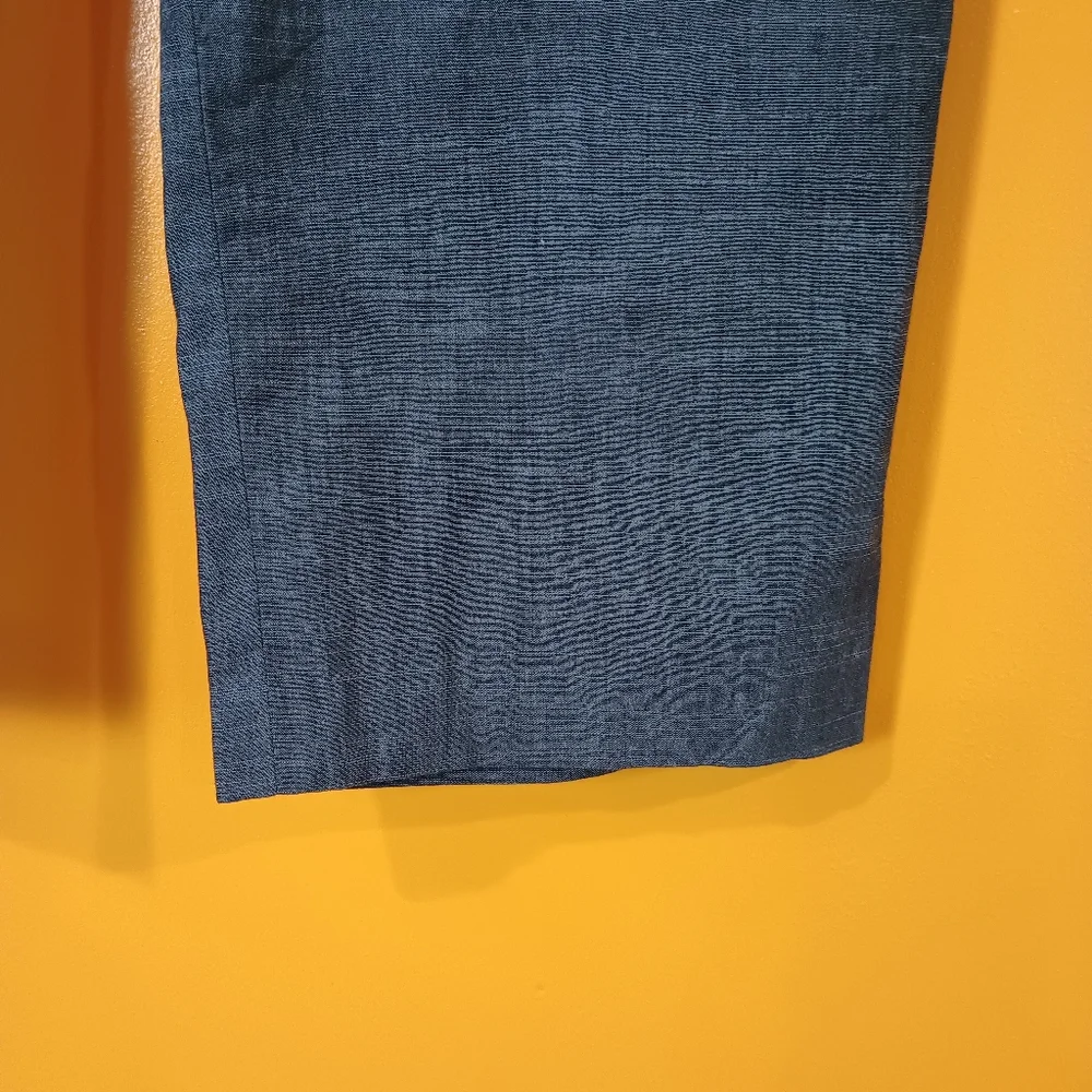 Apt 9 Stretch Maxwell Gray Cropped Pants Size 12 - Picture 5 of 12